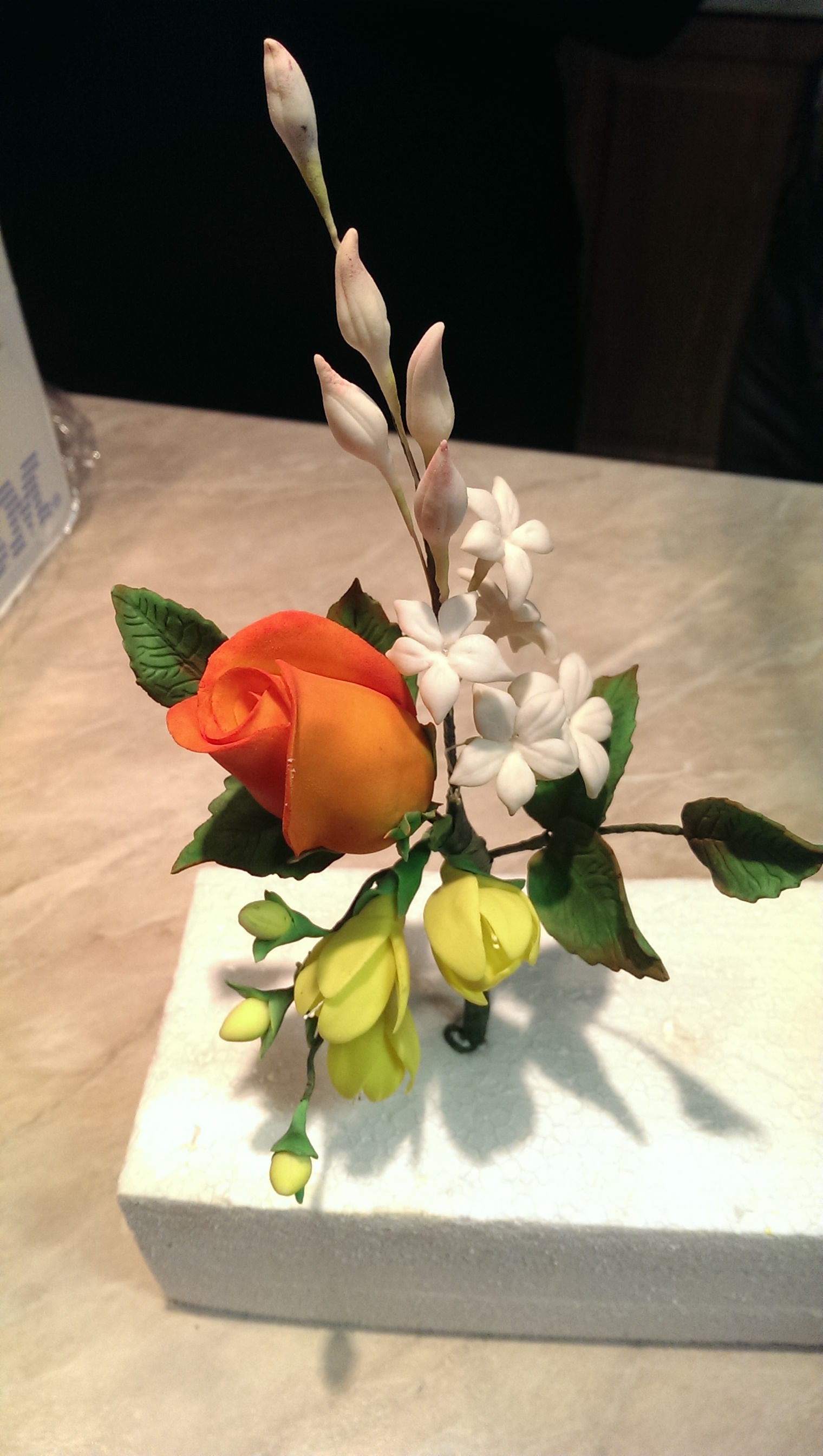 Kurz drátkování, květina plně jedlá 2